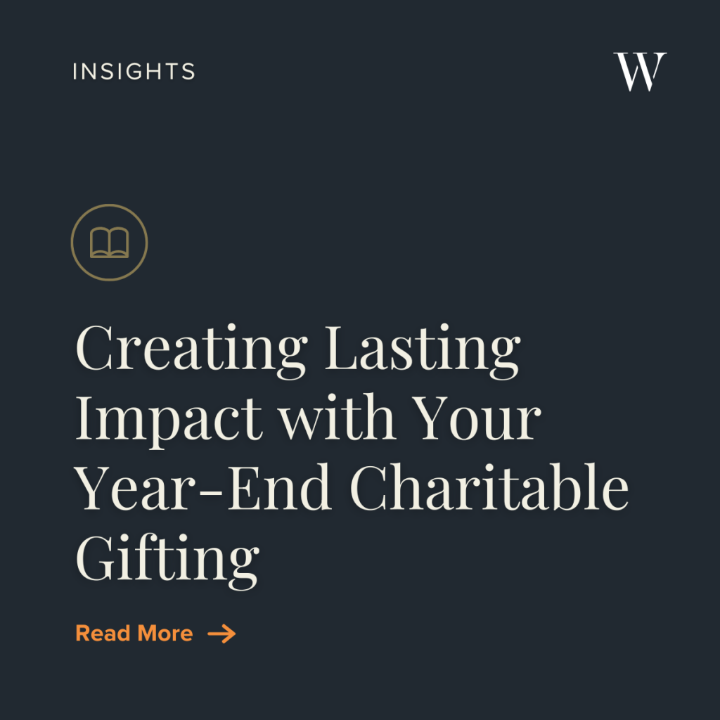 Charitable Gifting